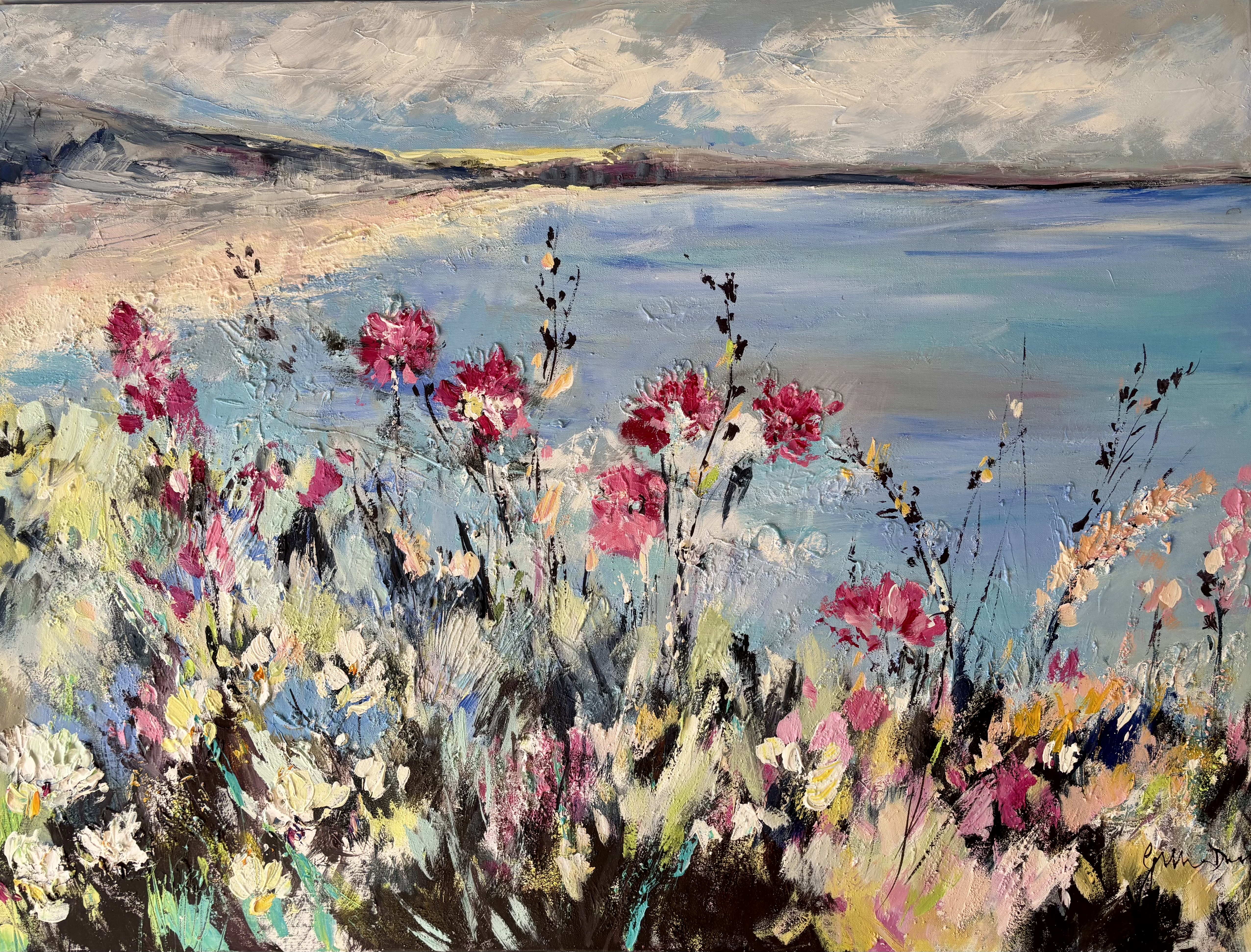 'The Painted Garden' is an exhibition by Gillian Durno which is part of the Northants and Rutland Open Studios - starting on Monday 8th September